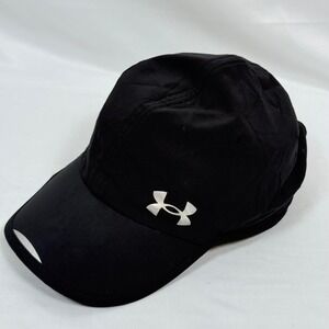 Under Armour Womens Running Hat Lightweight Adjustable Black OSFM